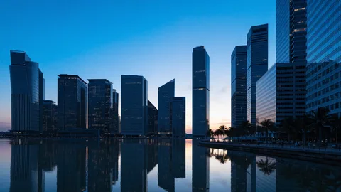 AI visual · Marina Bay, not this building